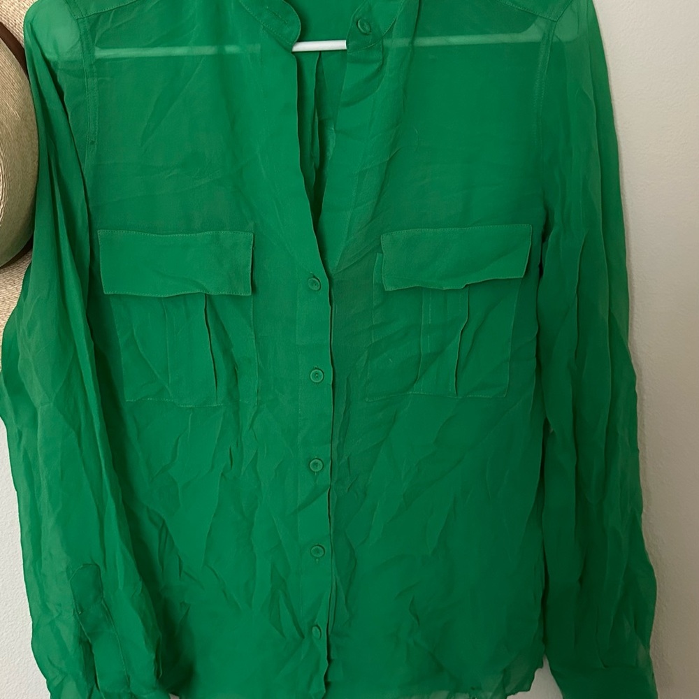 BCBGMaxAzria Green Women's Top